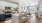 furnished model unit of living room and kitchen