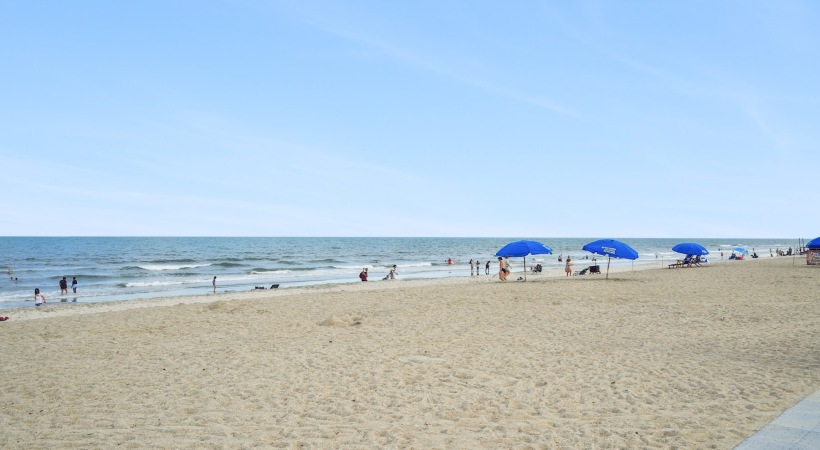 beach with people 